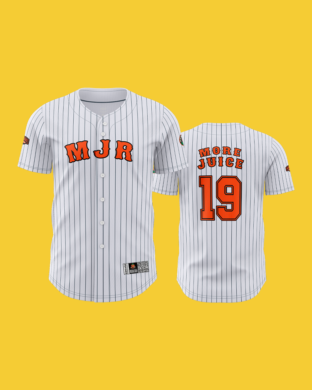 Jersey Baseball Rayas "MORE JUICE"