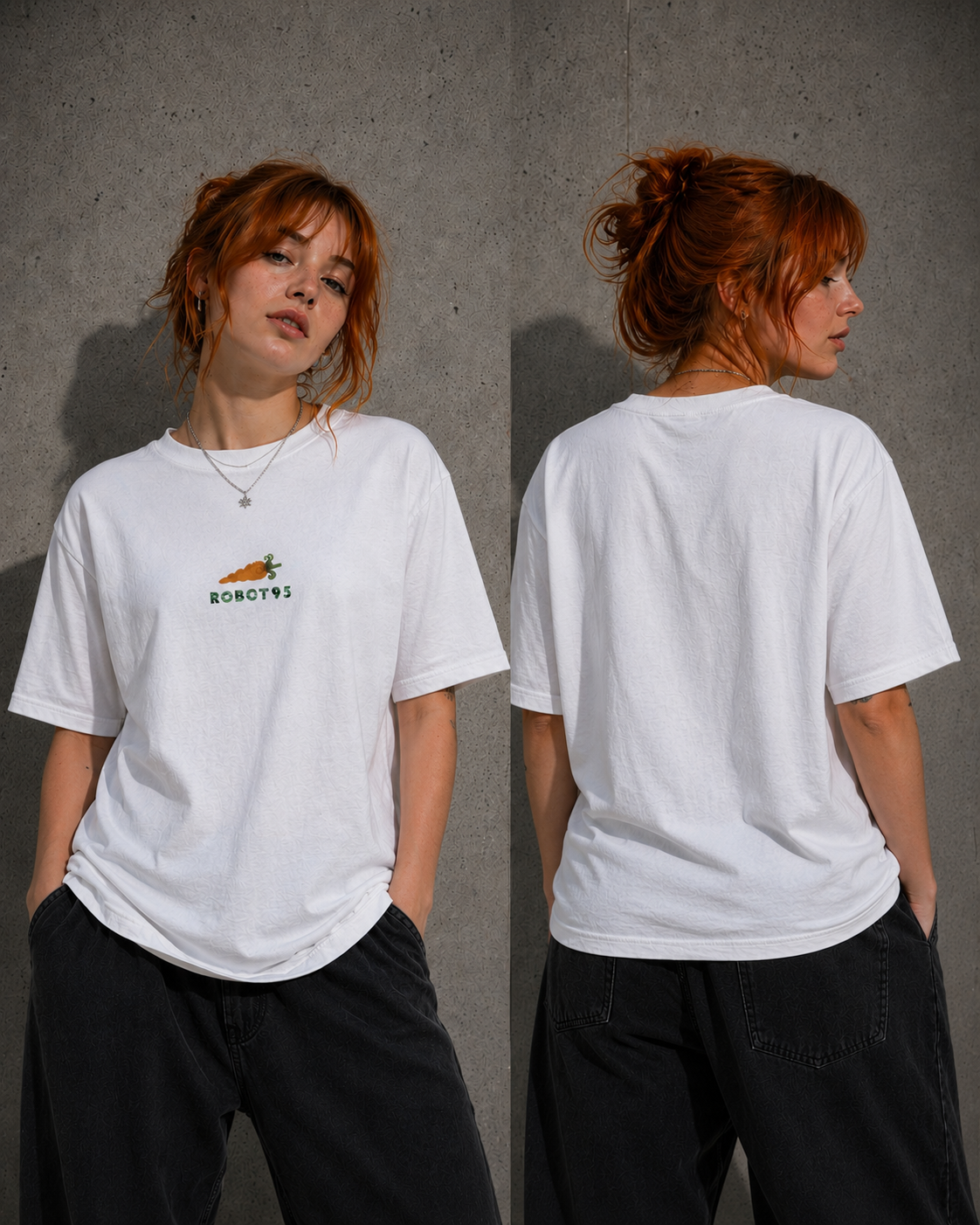 Playera_Robot95_Carrot_Logo_Model
