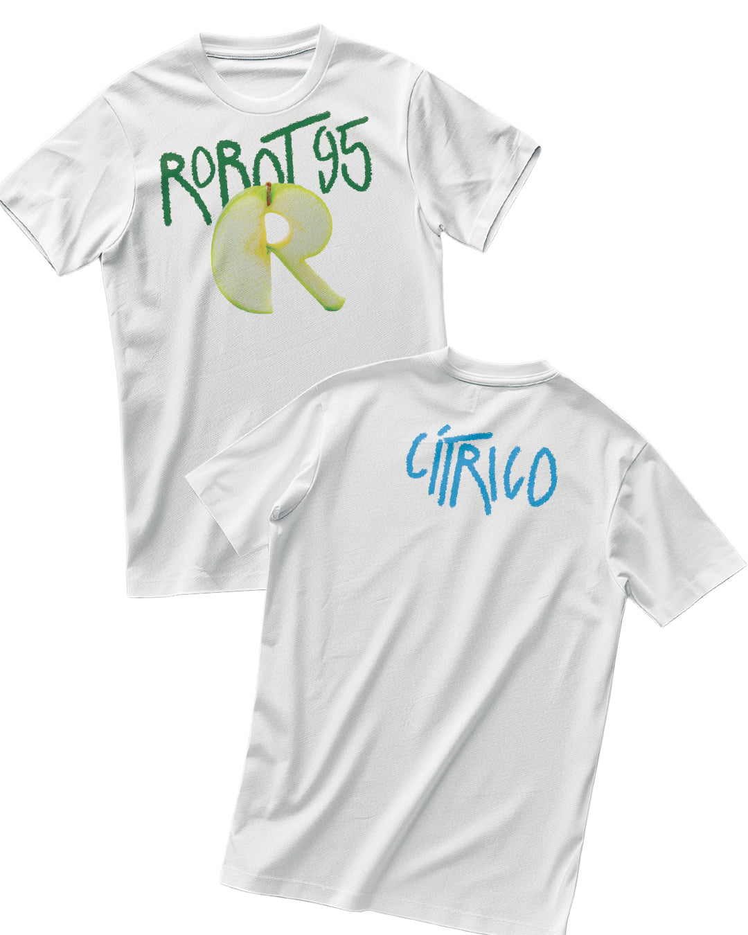 T- SHIRT Robot95 "CITRICO" Corte regular