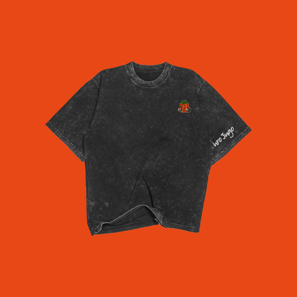 Playera Acid Wash, More Juice Records, corte over size
