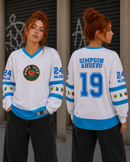 Simpson Ahuevo Hockey Jersey White