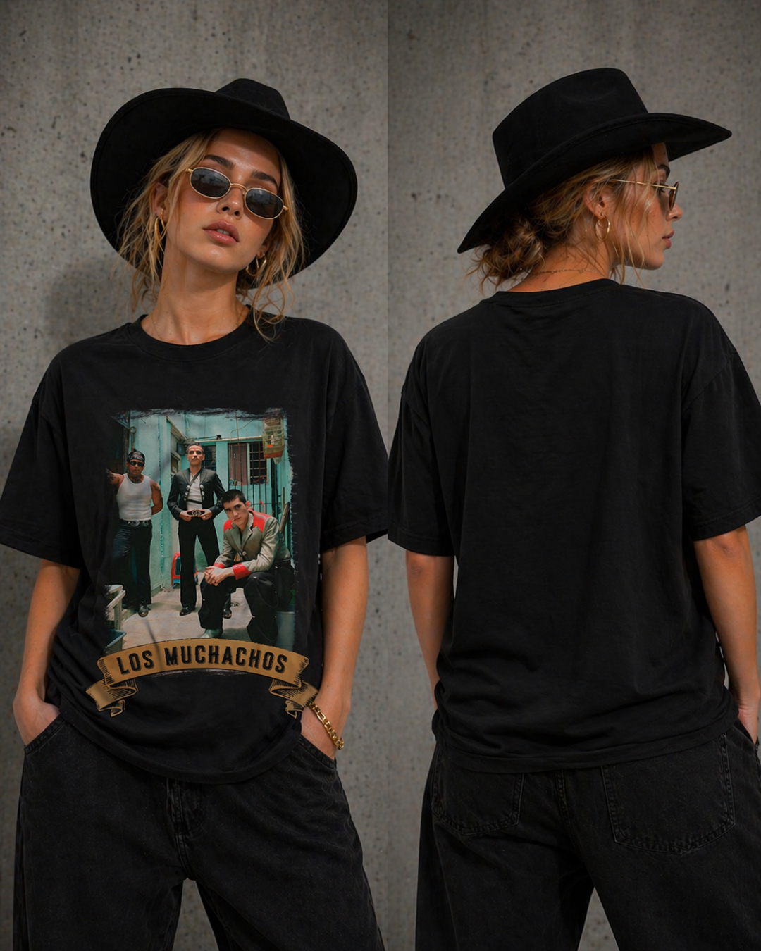 Los Muchachos Photo Tee Black | Model