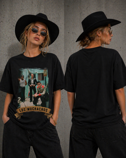Los Muchachos Photo Tee Black | Model