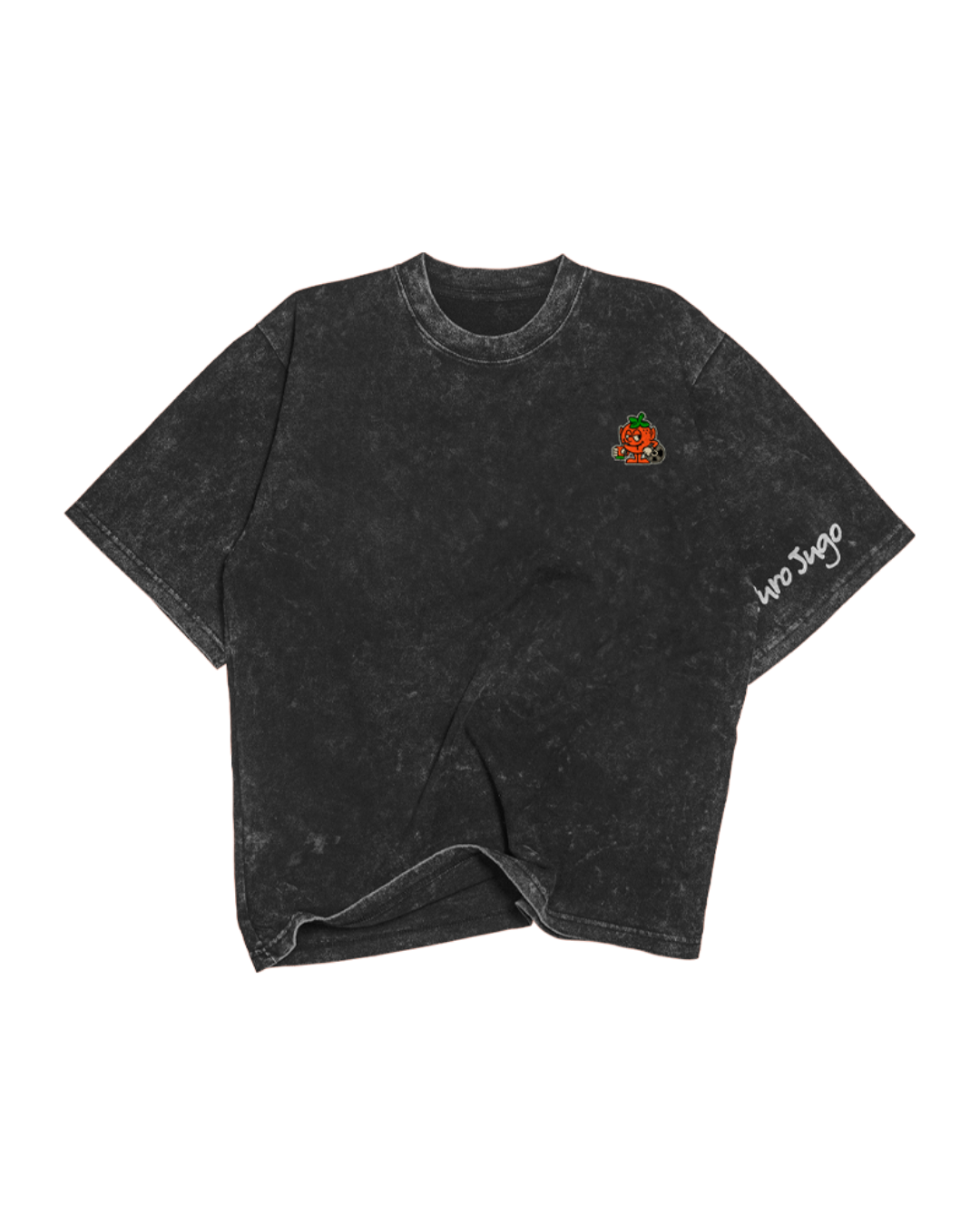 MJR Acid Wash Tee Black