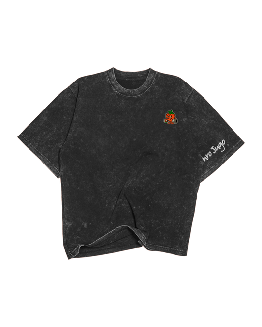 MJR Acid Wash Tee Black