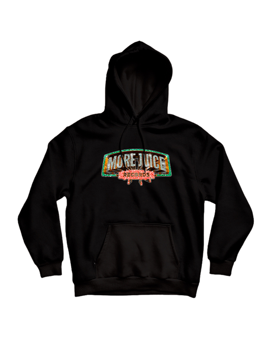 More Juice Drip Logo Hoodie Black