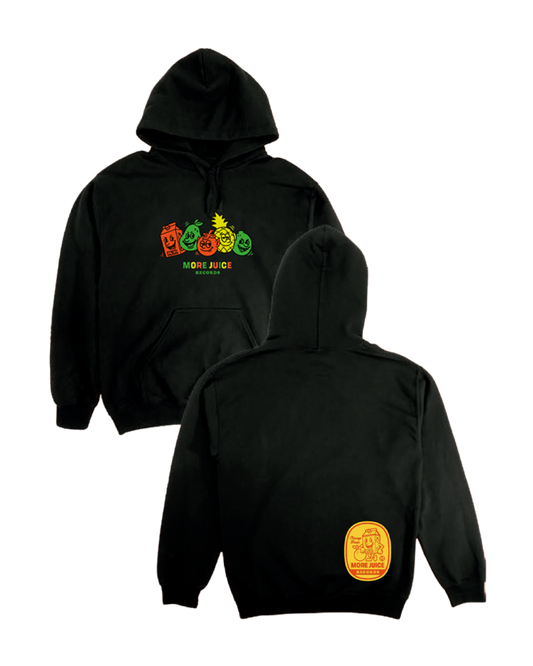 More Juice Fruits Hoodie Black