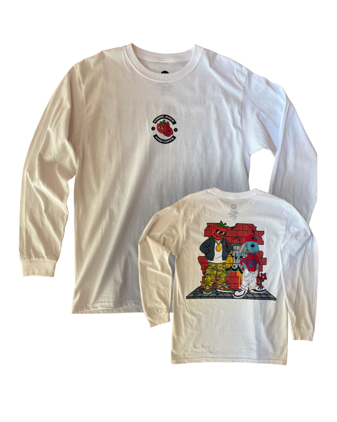 More Juice Street Longsleeve White