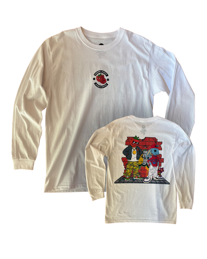 More Juice Street Longsleeve White