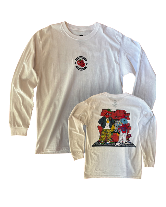 More Juice Street Longsleeve White
